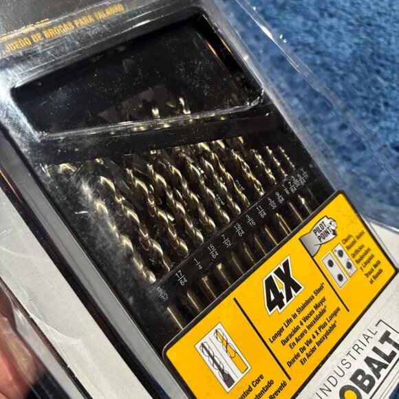 DEWALT 29 pc. Industrial Cobalt Pilot Point Drill Bit Set - Picture 5 of 6